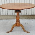 Antique tilt-top table  - 8