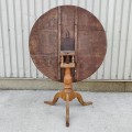 Antique tilt-top table  - 9