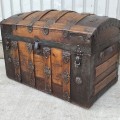 Antique restored trunk - 7