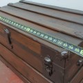 Antique restored trunk  - 4