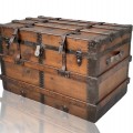 Antique restored trunk  - 1