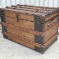 Antique restored trunk - 6