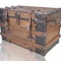 Antique restored trunk - 1