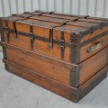 Antique restored trunk  - 7