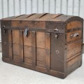 Antique restored trunk - 8