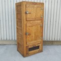 Antique oak icebox - 7