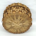 Vintage american native bark basket - 5