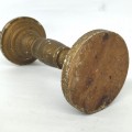 Little wooden candlestick  - 4