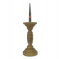 Little wooden candlestick  - 1