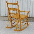 Antique child rocking chair  - 2