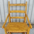 Antique child rocking chair  - 3