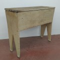 Little antique dough hutch, nice cracked color  - 7