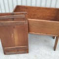 Antique pine dough hutch  - 2