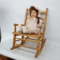 Antique child rocking chair - 4