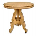 Petite table d'appoint ovale  - 1