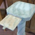 Antique wooden pedestal  - 2