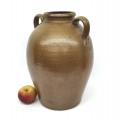 Pottery jar, 2 handles crock - 2