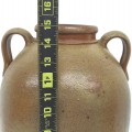 Pottery jar, 2 handles crock - 3