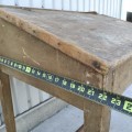 Antique pine desk  - 5