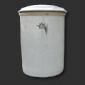 Antique big stoneware crock  - 1