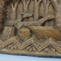 Folk art low relief sculpture, carving  - 7