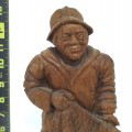 Folk art wooden sculpture, statue  - 2