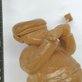 Folk art sculpture signed Legault  - 2