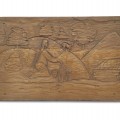 Low-relief carved panel, sculpture  - 1