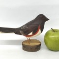 Wooden carved bird signed Leo Chagnon  - 3