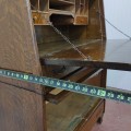 Antique oak desk-bookcase  - 6