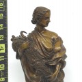 Antique bronze statue signed Bruno Yartel  - 3