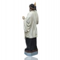 St François Xavier 5 feet tall statue signed Thomas Carli - 4