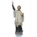 St François Xavier 5 feet tall statue signed Thomas Carli - 1