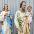 Religious plaster statues  ( St-Joseph sold ) - 7