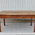 Antique one panel country table  - 2