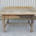 Antique country table, forged nails - 2