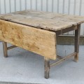 Antique country table, forged nails - 4