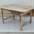 Antique country table, forged nails - 9