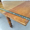 Antique table with 2 panels  - 5