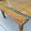 Antique table with 2 panels  - 8