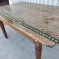 Antique turned legs table  - 3