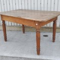 Antique turned legs table  - 6