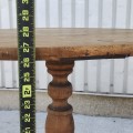 Forged nails assembly candlestick walnut table  - 3