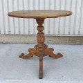 Forged nails assembly candlestick walnut table  - 6