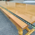 Refectory table, square nails asembly, esprit Louis XIII - 4