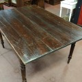 Antique turned legs table  - 2