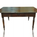 Antique turned legs table  - 1