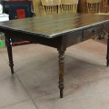 Antique turned legs table  - 8