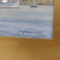 Painting signed J.E. Garneau  - 2