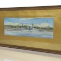 Painting signed J.E. Garneau  - 1